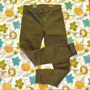 GAP 1969 Resolution True Skinny Jean Green SZ 27